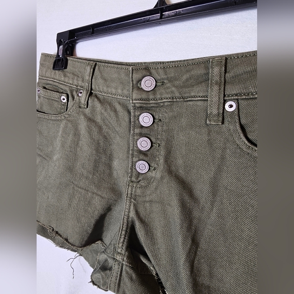 Lucky Brand The Cut Off Green Denim Jean Shorts Women's Size 6 NWT - Picture 9 of 10